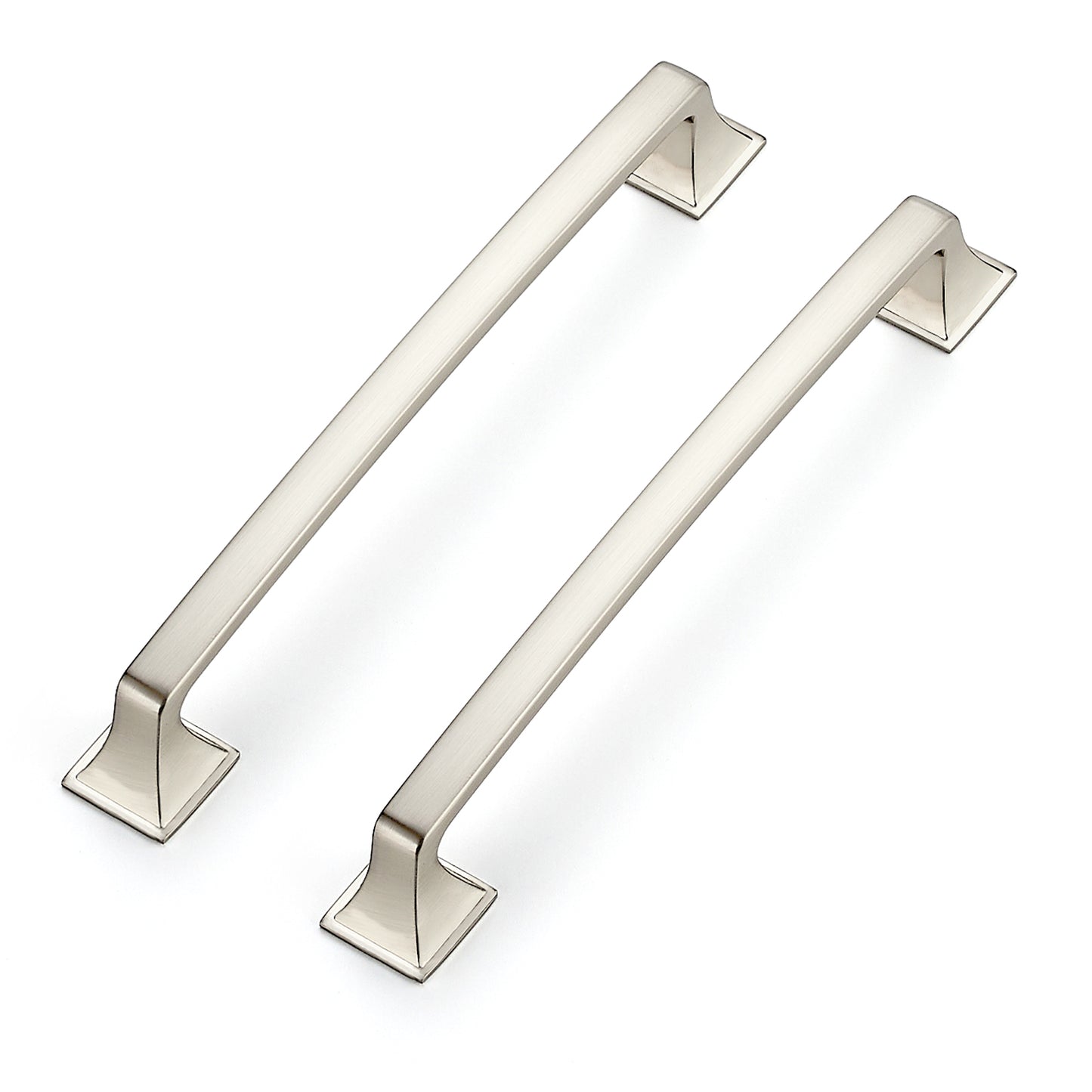 Ravinte Solid Big Square Foot Cabinet Pulls Arch Pull Kitchen Cabinet Handles Drawer Pulls Kitchen Cabinet Hardware Flat Cabinet Drawer Handles