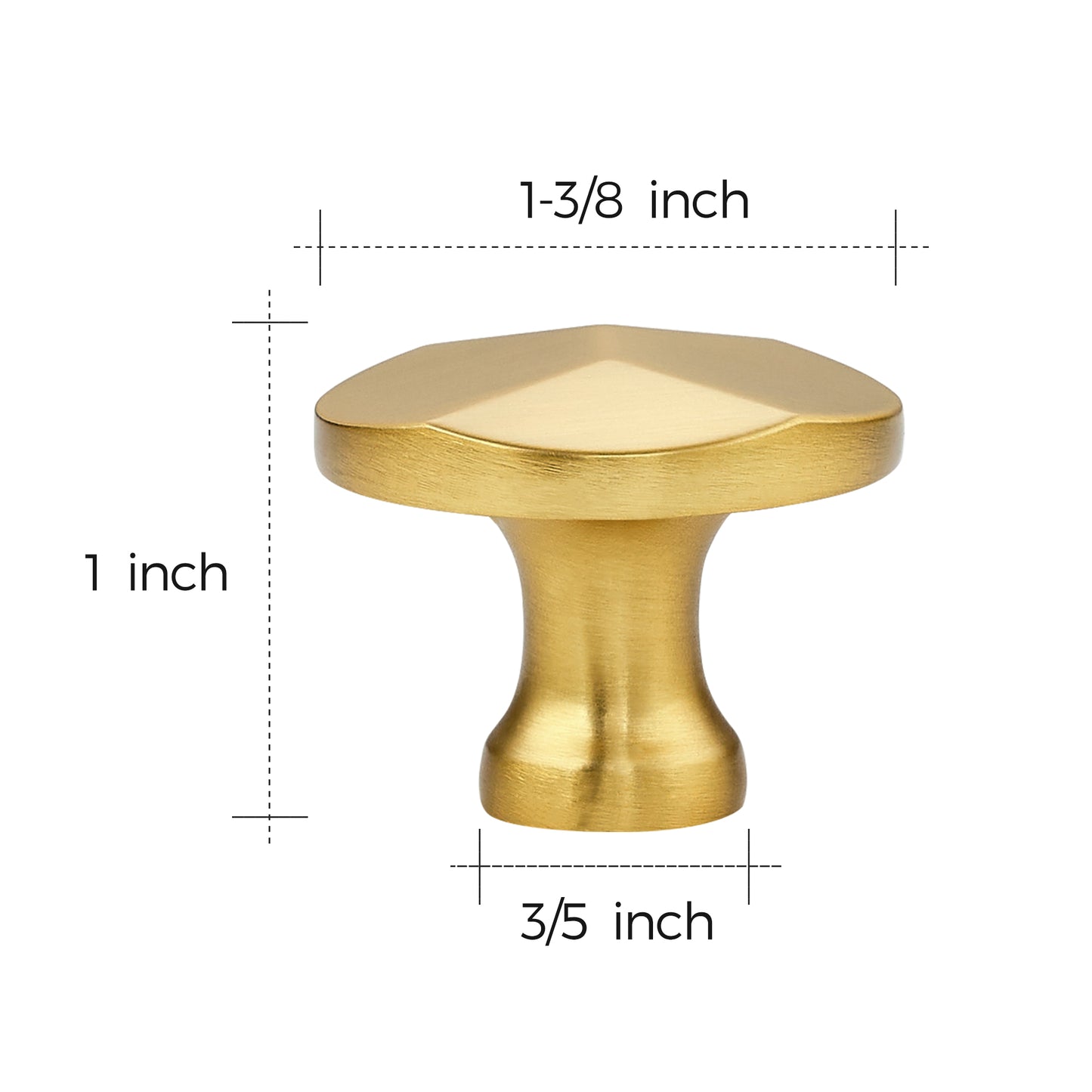 Ravinte Round Cabinet Hardware Knobs,Solid Zinc Alloy Single Hole Drawer Pulls Dresser Knobs for Kitchen,Bathroom Furniture