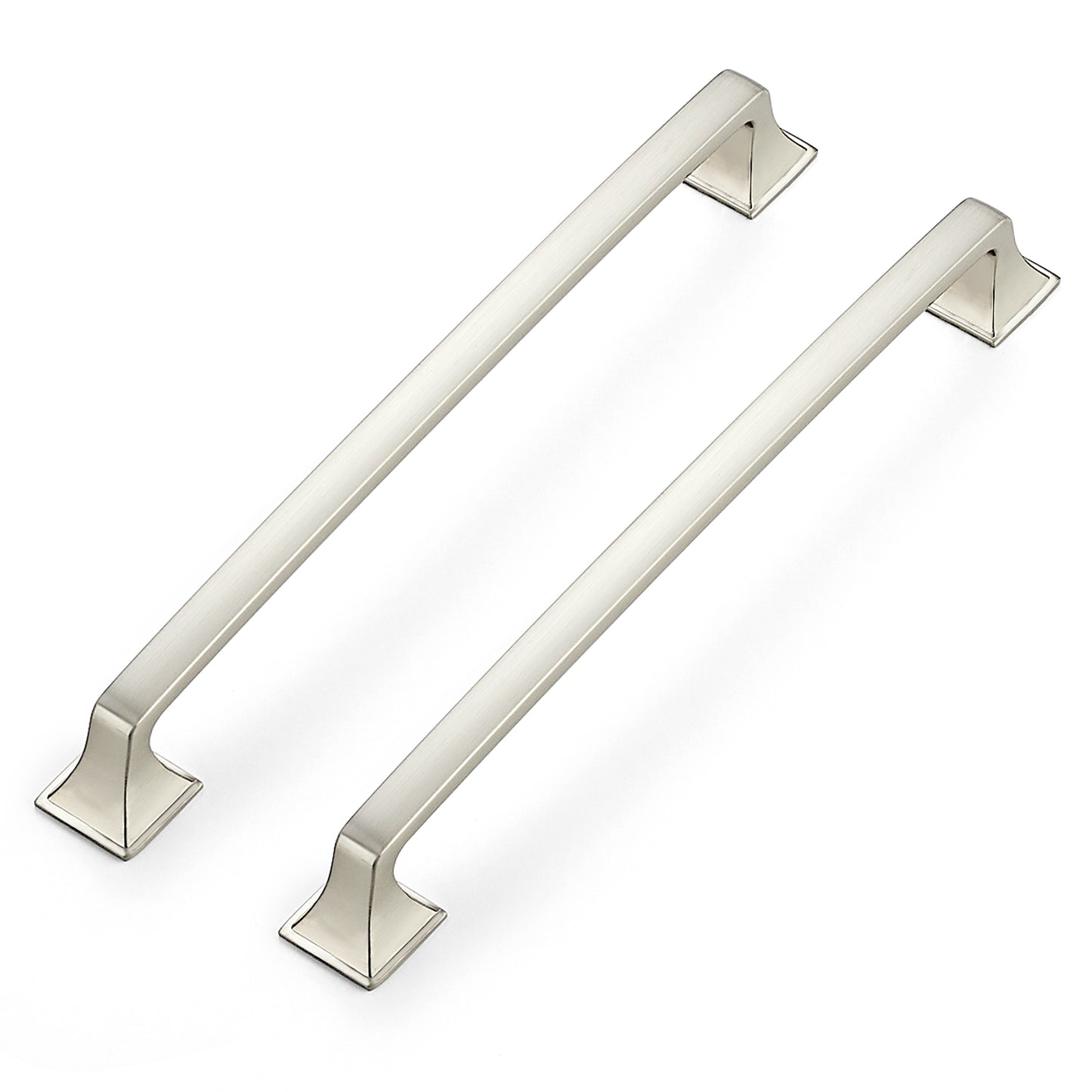 Ravinte Solid Big Square Foot Cabinet Pulls Arch Pull Kitchen Cabinet Handles Drawer Pulls Kitchen Cabinet Hardware Flat Cabinet Drawer Handles