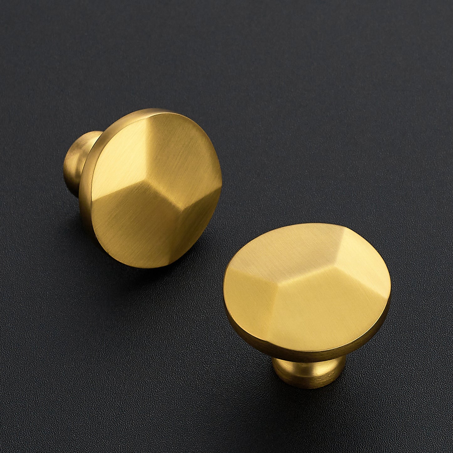 Ravinte Round Cabinet Hardware Knobs,Solid Zinc Alloy Single Hole Drawer Pulls Dresser Knobs for Kitchen,Bathroom Furniture