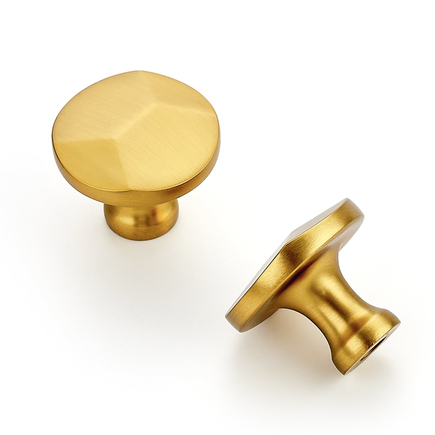 Ravinte Round Cabinet Hardware Knobs,Solid Zinc Alloy Single Hole Drawer Pulls Dresser Knobs for Kitchen,Bathroom Furniture