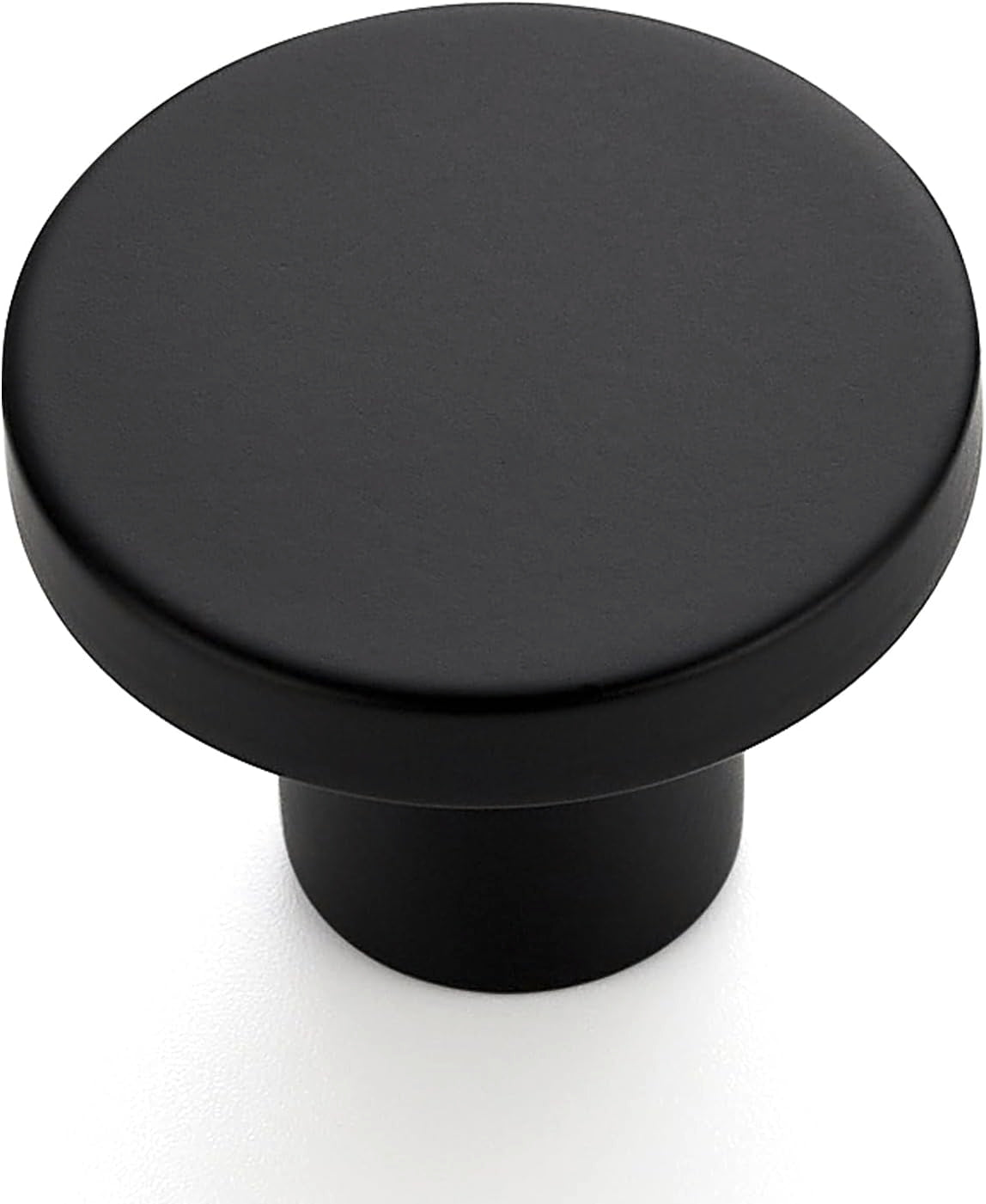 Ravinte 10 Pack Cabinet Knobs Black Kitchen Cabinet Knobs Round Dresser Drawer Knobs Matte Black Drawer Pulls Closet Door Knobs 1-1/5 Inch