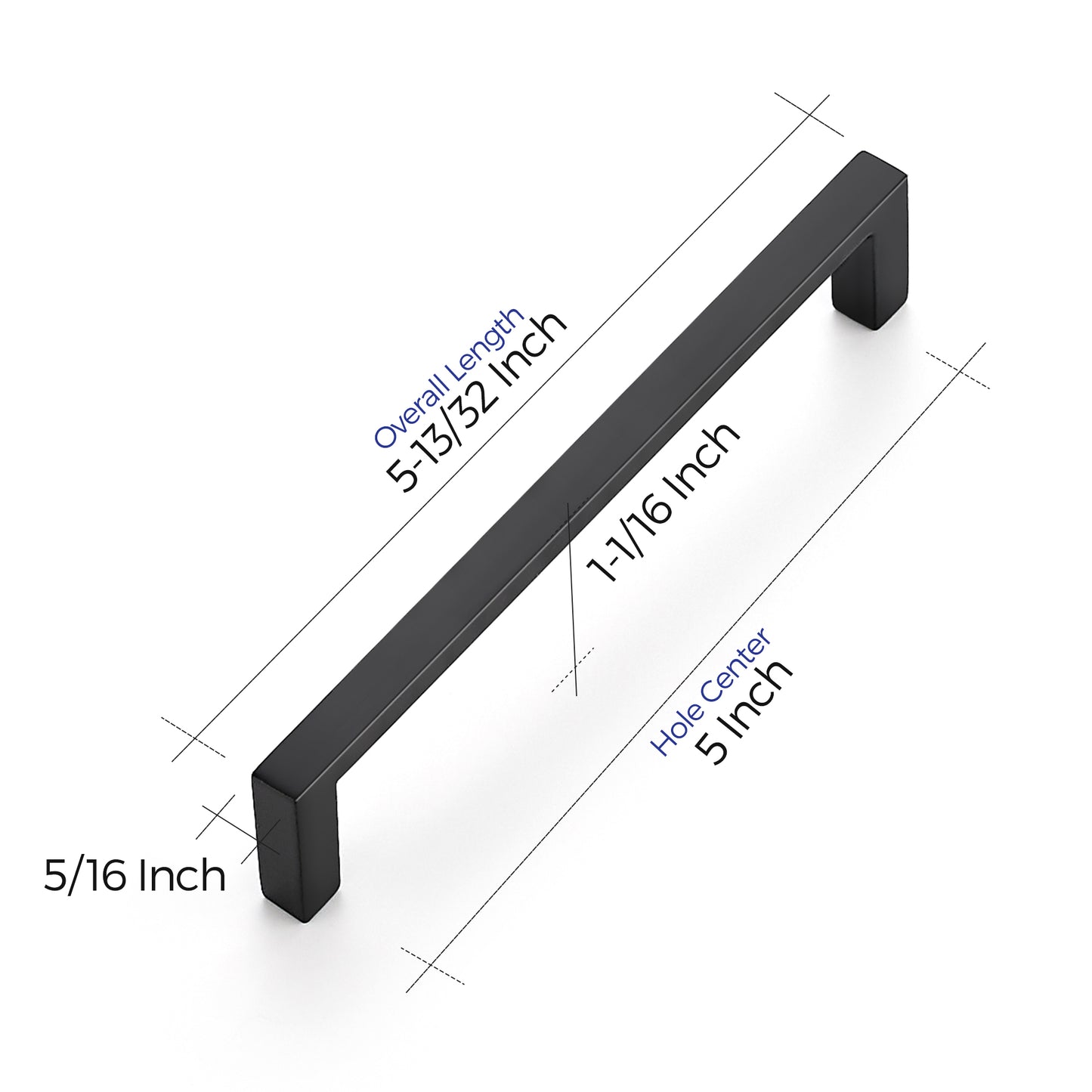 Ravinte Matte Black Cabinet Pulls Slim Kitchen Cabinet Handles Drawer Pulls Kitchen Drawer Handles Cabinet Hardware Square Kitchen Cabinets Cupboard Pulls