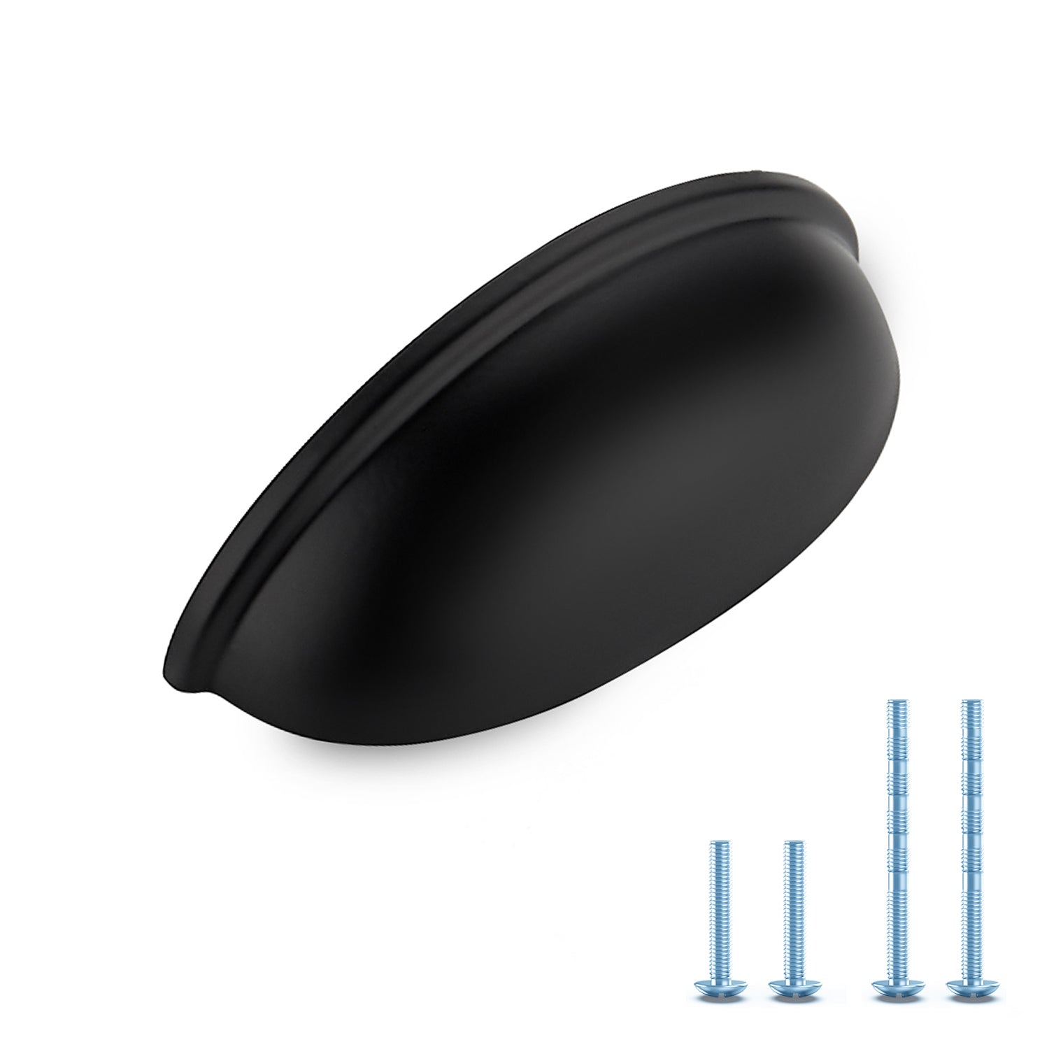 Ravinte 10 Pack 3 Inch Flat Black Cabinet Cup Pulls & 30 Pack 6 Inch...