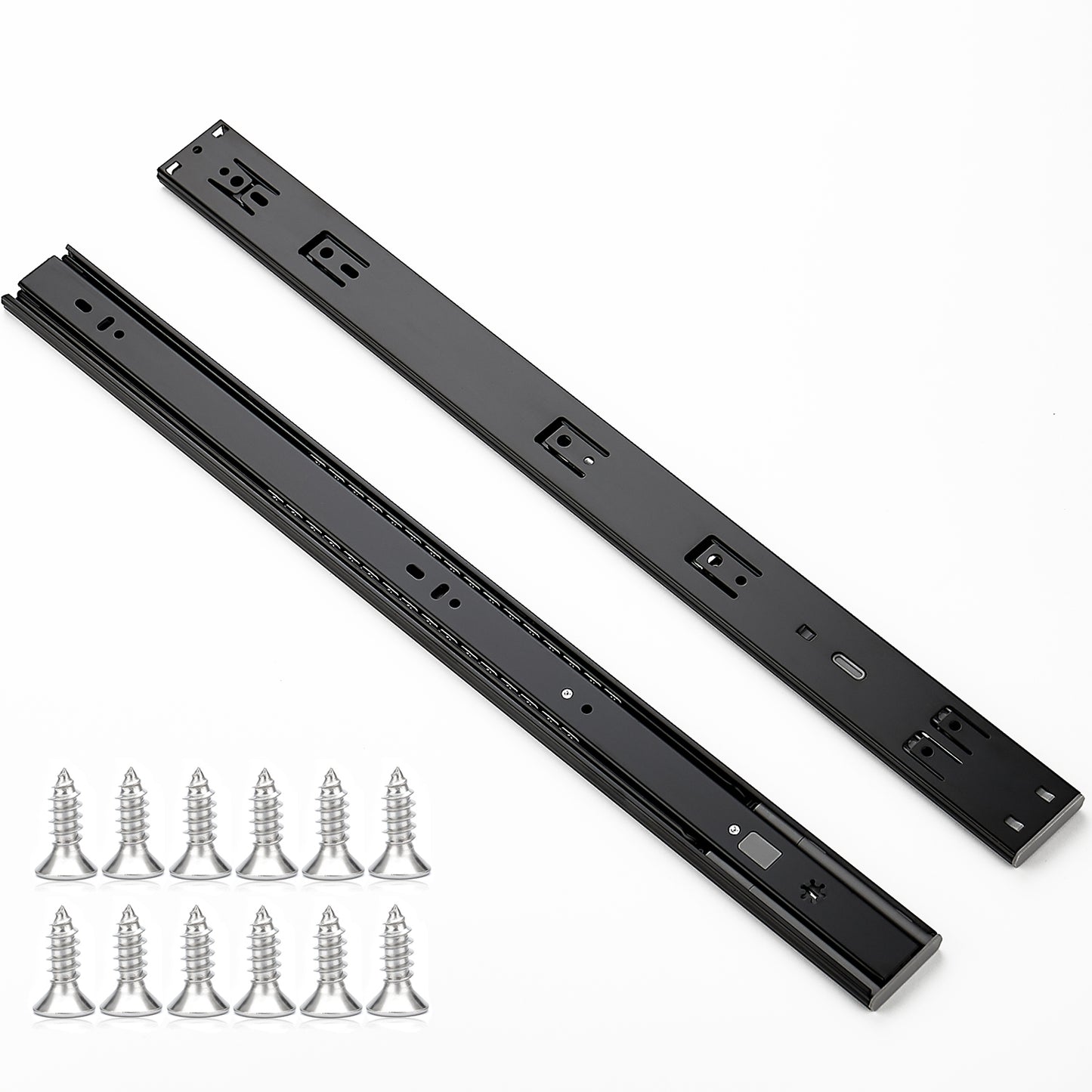 Ravinte Full Extension Ball Bearing Drawer Slides Side Mount Drawer Slides Soft Close Drawer Glide
