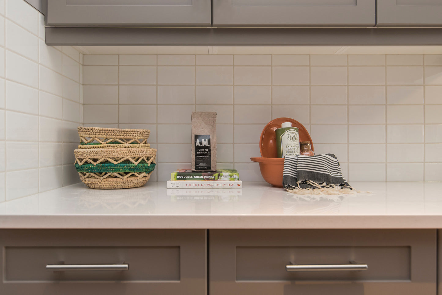 Ravinte 30 Pack 5'' Cabinet Pulls Brushed Nickel Stainless Steel Kitchen Drawer Pulls Cabinet Handles 3" Hole Center