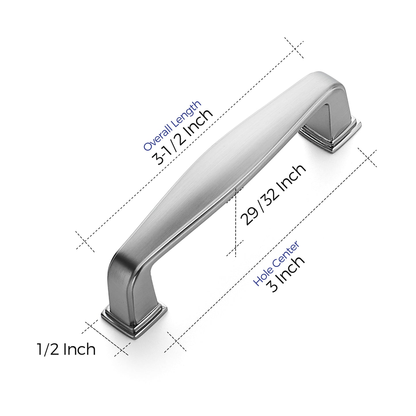 Ravinte Solid 3 Inch Kitchen Cabinet Handles Matte Black Cabinet Pulls Black Drawer Pulls Kitchen Cabinet Hardware Kitchen Handles for Cabinets Cupboard Handles Drawer Handles