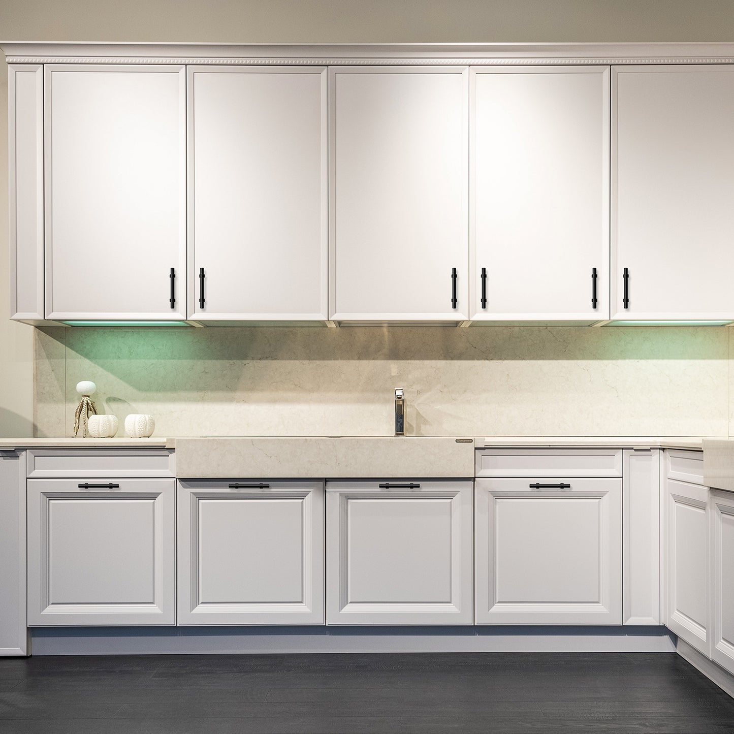 Ravinte Cabinet Pulls Matte Black Kitchen Cabinet Hardware Cupboard Handles with Square Base
