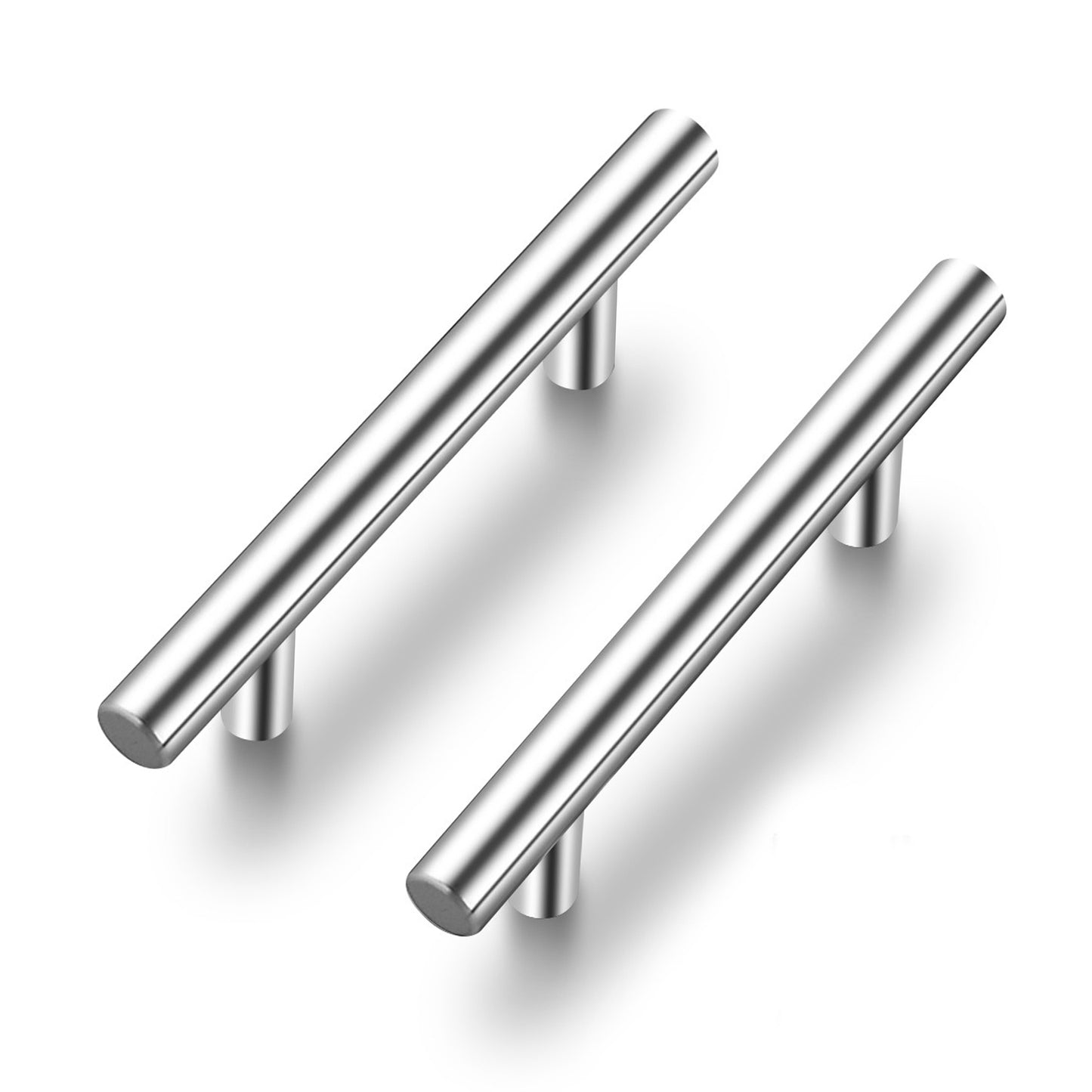 15 Pack | 5'' Cabinet Pulls Brushed Nickel Stainless Steel Kitchen Cupboard Handles Cabinet Handles 5”Length, 3” Hole Center