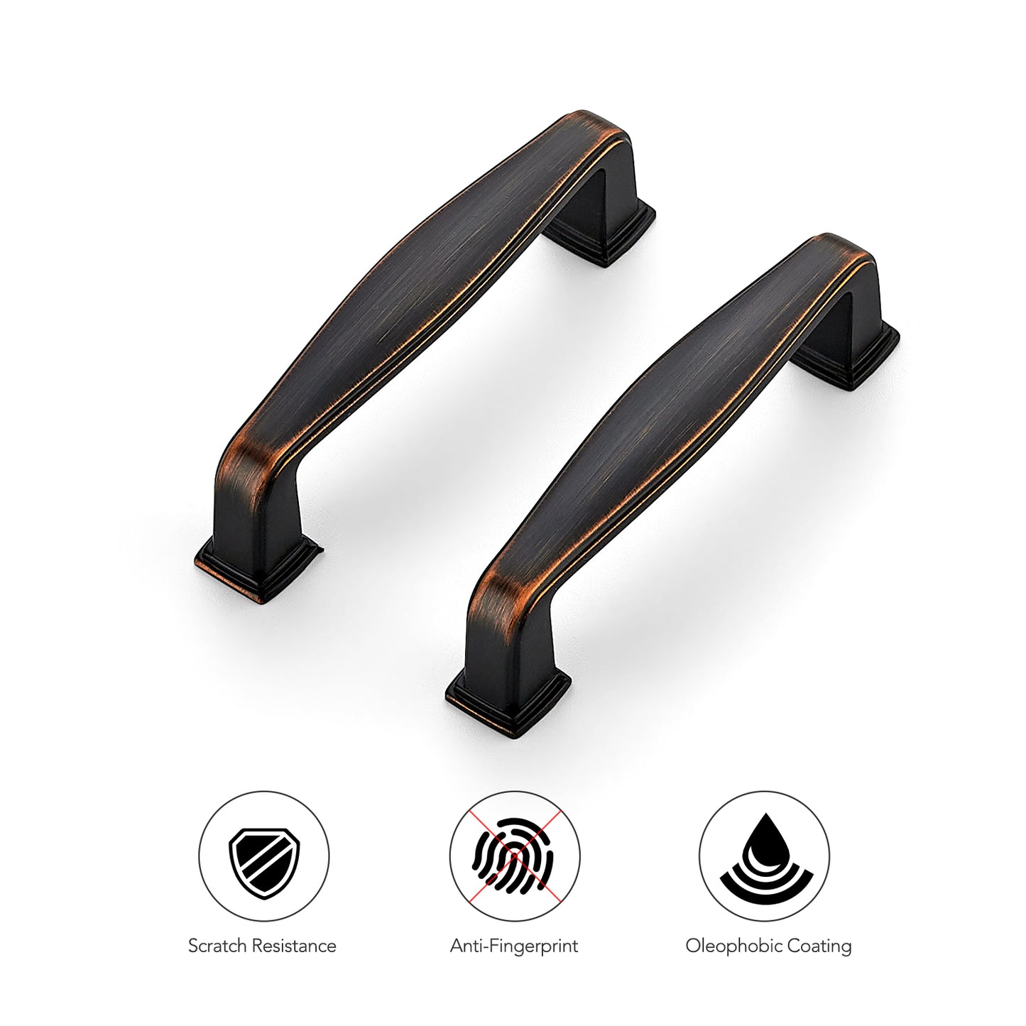 Ravinte Solid 3 Inch Kitchen Cabinet Handles Matte Black Cabinet Pulls Black Drawer Pulls Kitchen Cabinet Hardware Kitchen Handles for Cabinets Cupboard Handles Drawer Handles