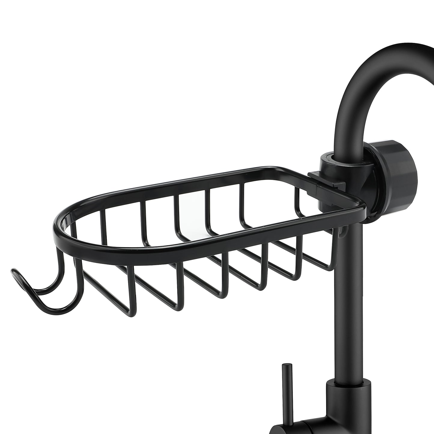 Ravinte Sponge Holder for Kitchen Sink, Hanging Drain Sink Sponge Holder Over Facuet Sponge Holder Sink Caddy Faucet Rack for Kitchen Sink Organizer and Bathroom Shower Rack