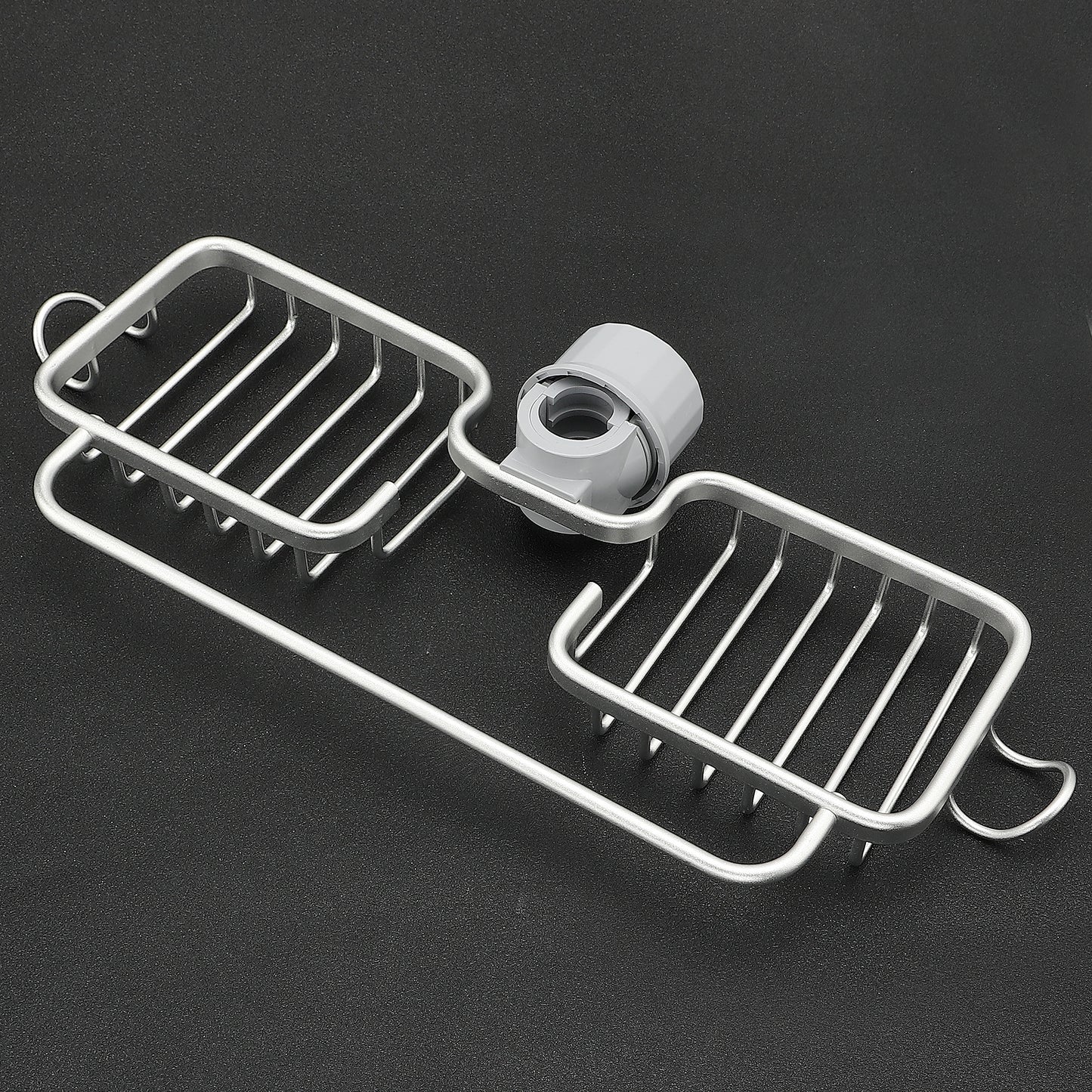 Ravinte Sponge Holder for Kitchen Sink, Hanging Drain Sink Sponge Holder Over Facuet Sponge Holder Sink Caddy Faucet Rack for Kitchen Sink Organizer and Bathroom Shower Rack