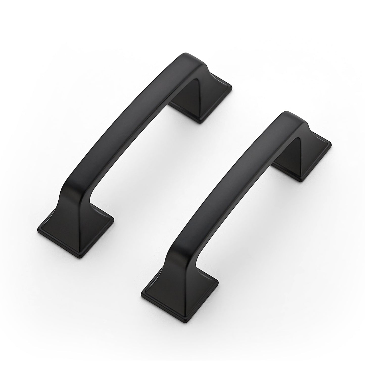 Ravinte Solid Big Square Foot Cabinet Pulls Arch Pull Kitchen Cabinet Handles Drawer Pulls Kitchen Cabinet Hardware Flat Cabinet Drawer Handles