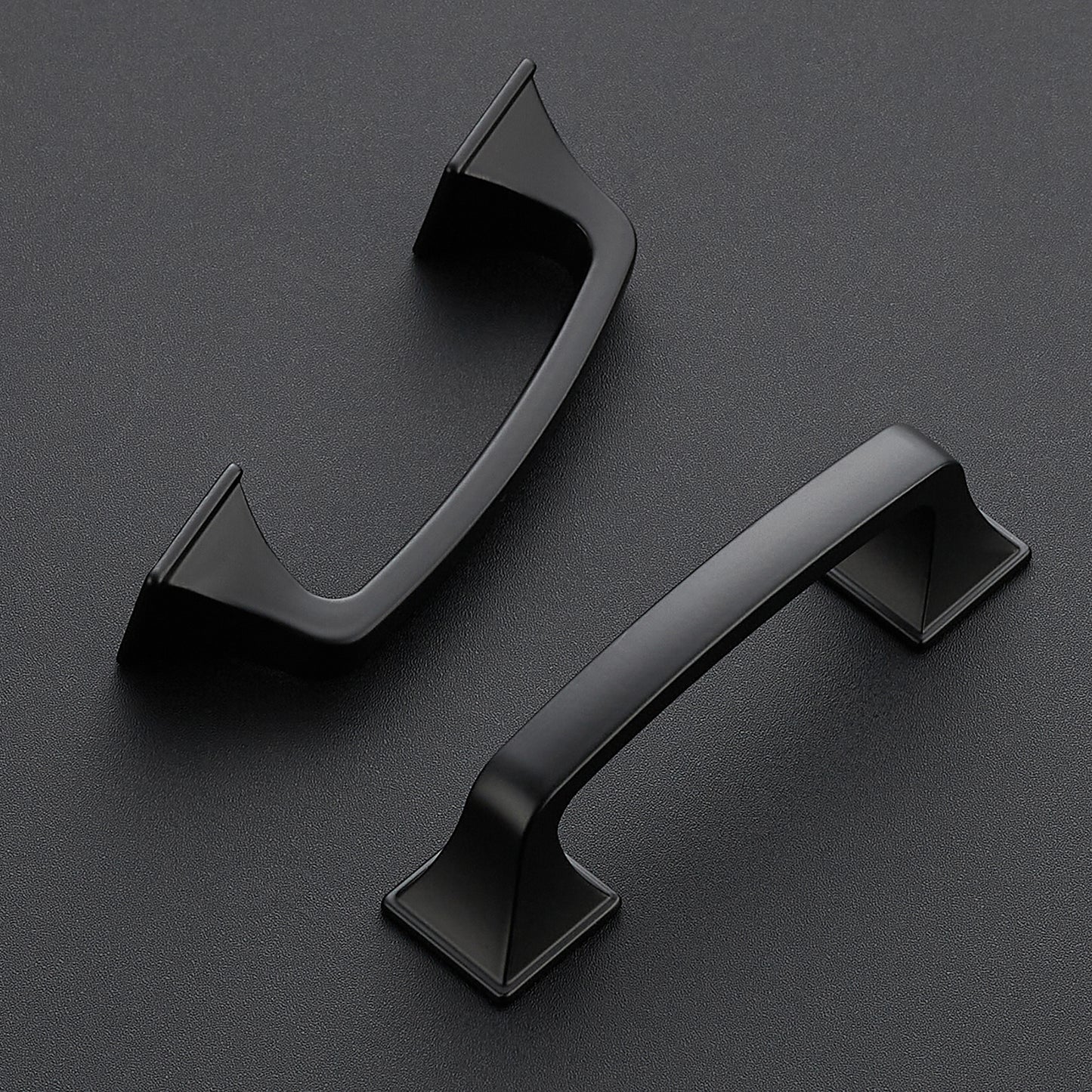Ravinte Solid Big Square Foot Cabinet Pulls Arch Pull Kitchen Cabinet Handles Drawer Pulls Kitchen Cabinet Hardware Flat Cabinet Drawer Handles