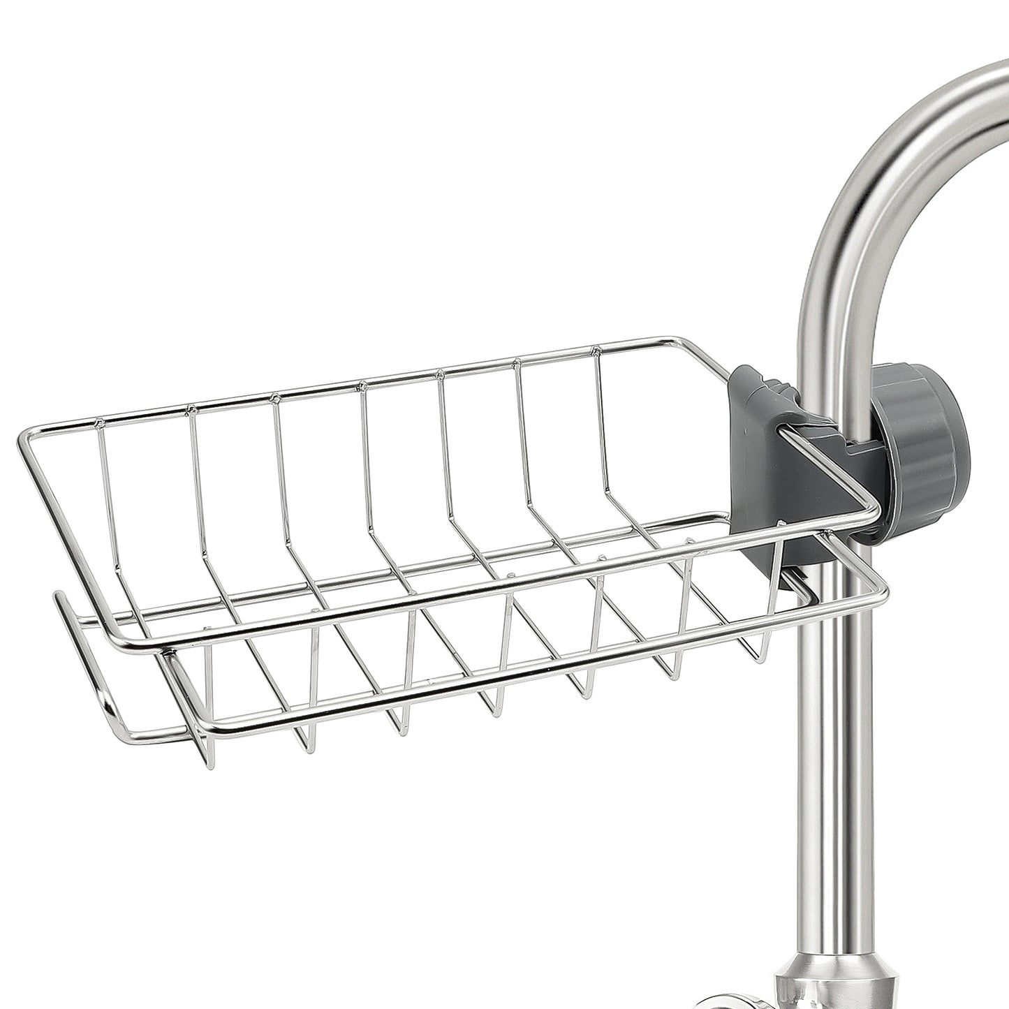 Ravinte Sponge Holder for Kitchen Sink, Hanging Drain Sink Sponge Holder Over Facuet Sponge Holder Sink Caddy Faucet Rack for Kitchen Sink Organizer and Bathroom Shower Rack