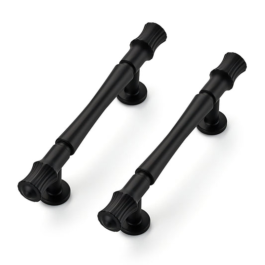 Ravinte Solid Matte Black Zinc Kitchen Cabinet Handles| Zinc Alloy, Screws Included, T-bar Shape, Deep-Thread Firm Base, Drawer Pulls, Cupboard Hardware, for Dresser Drawer Pulls