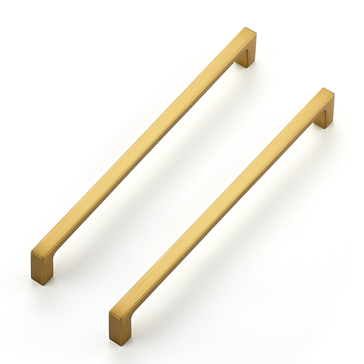 Ravinte Square & Solid Cabinet Handles|Solid Zinc, Modern Style, Screws Included, Drawer Pulls Fit Kitchen Cabinets Hardware & Dresser