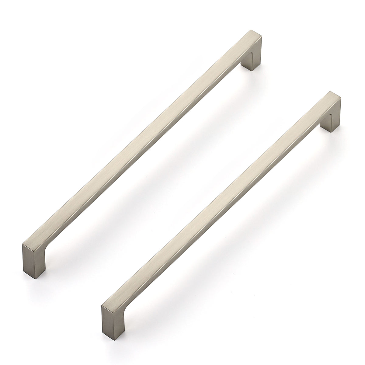 Ravinte Square & Solid Cabinet Handles|Solid Zinc, Modern Style, Screws Included, Drawer Pulls Fit Kitchen Cabinets Hardware & Dresser