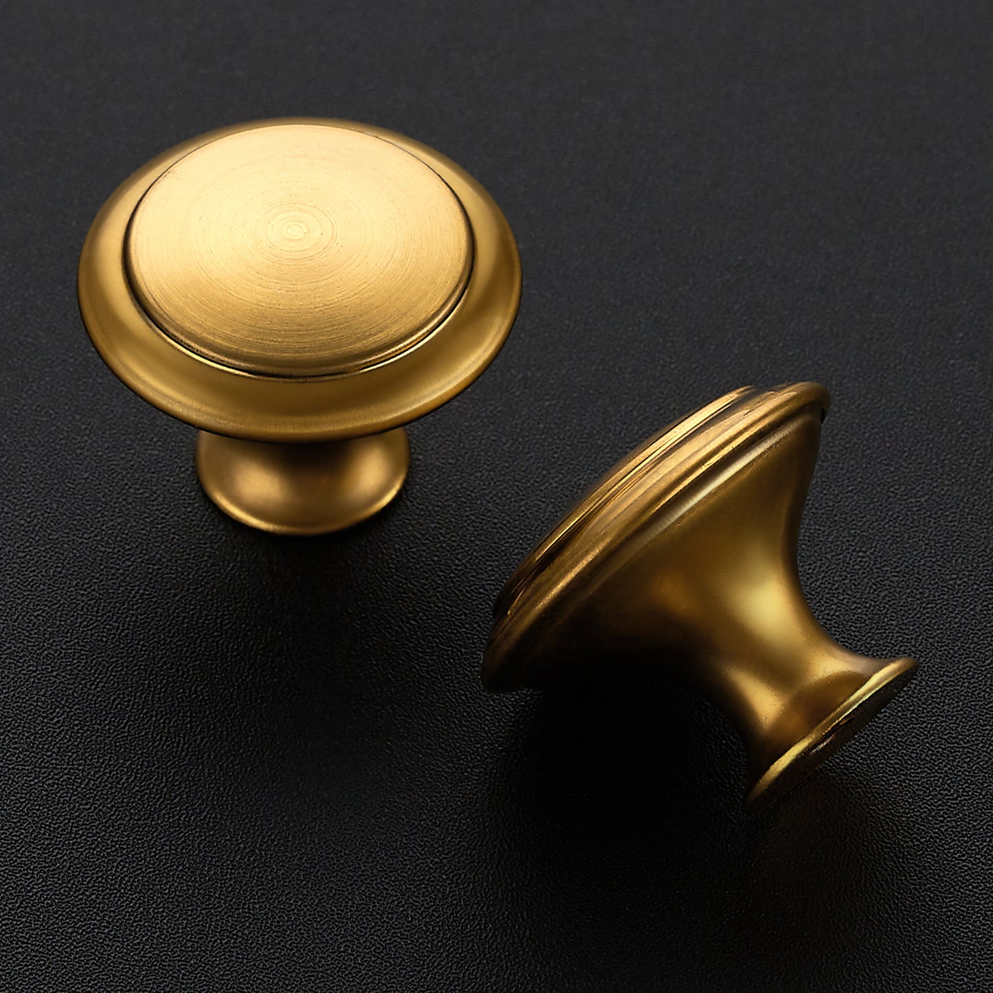 Ravinte Kitchen Cabinet Knobs 1-1/4 Inch Round Drawer Pulls Stainless Steel Drawer Handles Door Hardware for Dresser Cabinets