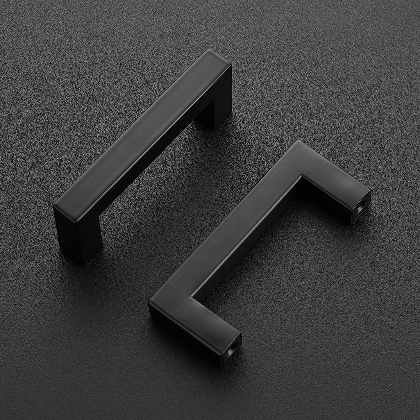Ravinte Square Pulls Cabinet Handles | Stainless Steel Pull Feel, Square Bar Grip, Smooth Touch, Screwdriver Included, For Cupboards, Drawers, Dressers, Cabinets