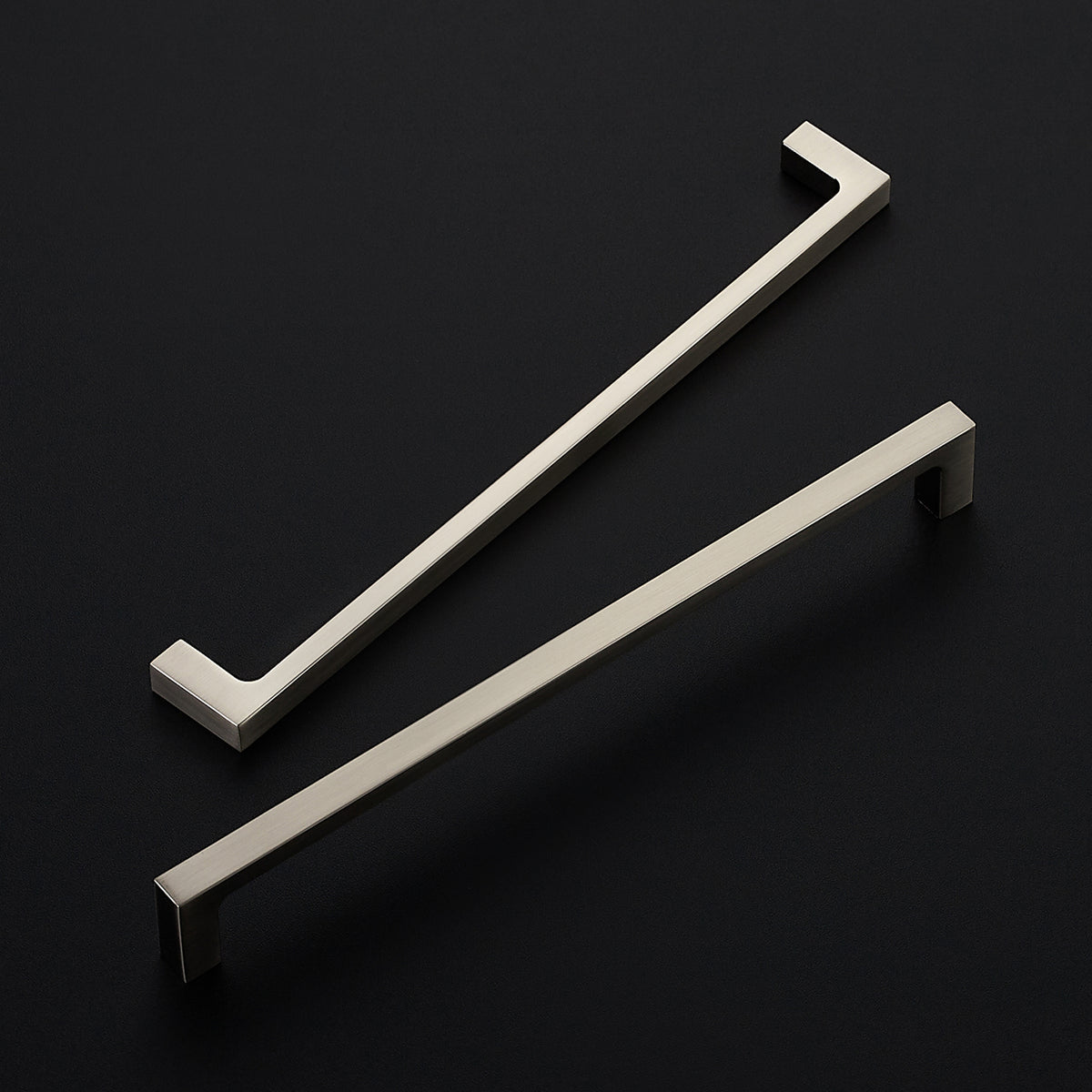 Ravinte Square & Solid Cabinet Handles|Solid Zinc, Modern Style, Screws Included, Drawer Pulls Fit Kitchen Cabinets Hardware & Dresser