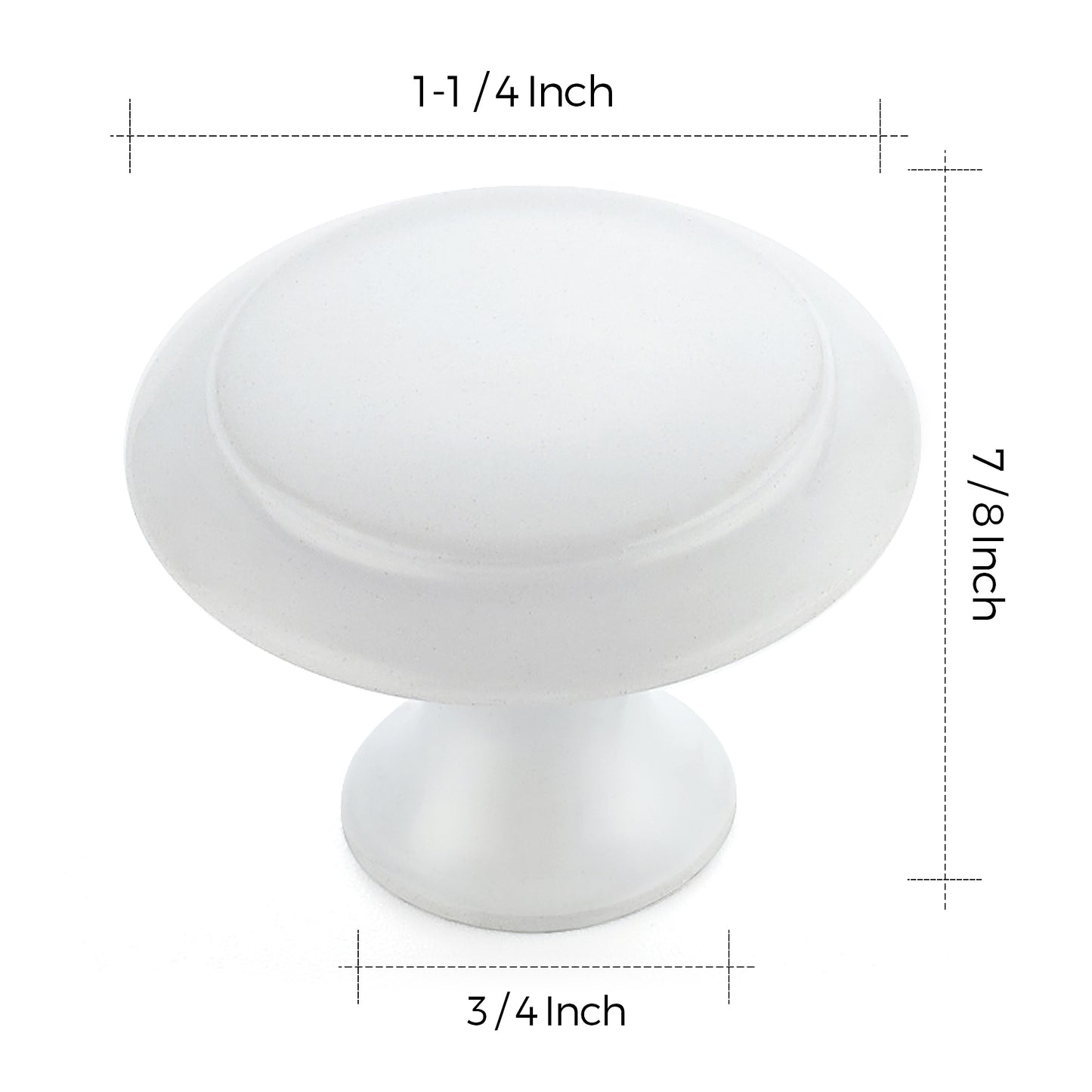 Ravinte Kitchen Cabinet Knobs 1-1/4 Inch Round Drawer Pulls Stainless Steel Drawer Handles Door Hardware for Dresser Cabinets