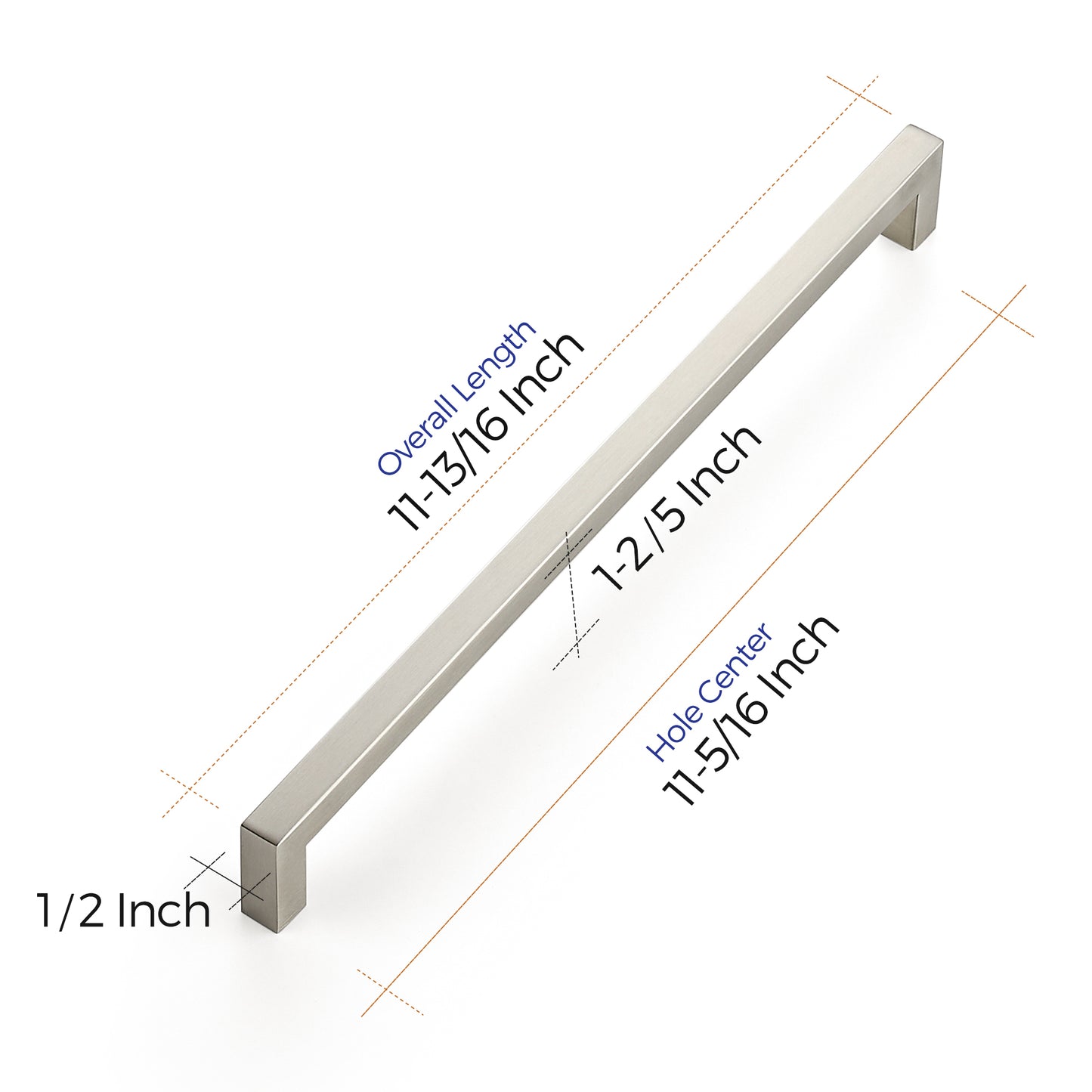 Ravinte 11-5/16 Inch Kitchen Square Cabinet Handles Cabinet Pulls Drawer Pulls Kitchen Cabinet Hardware Kitchen Handles