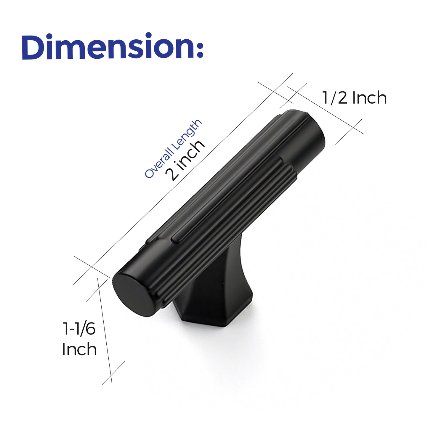 Ravinte Solid Zinc Cabinet Handles,Pulls| Solid Zinc Alloy, Easy to Install, Polygonal Base Hides Scratches, Individual Wrapped, Cabinet Hardware for Cupboard Dresser