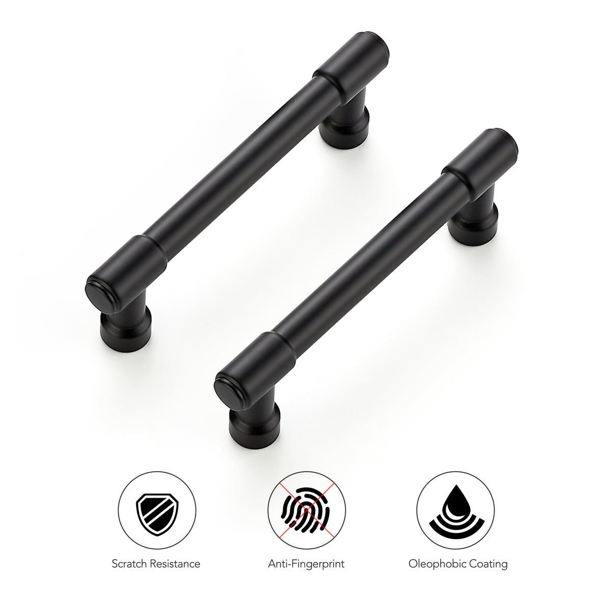 Ravinte Kitchen Pulls Cabinet Handles | Solid Zinc Alloy, Round T-Bar Shape, Screws Included, Dresser Handles, Cabinet Drawer Pulls, for Kitchen Cupboard Hardware