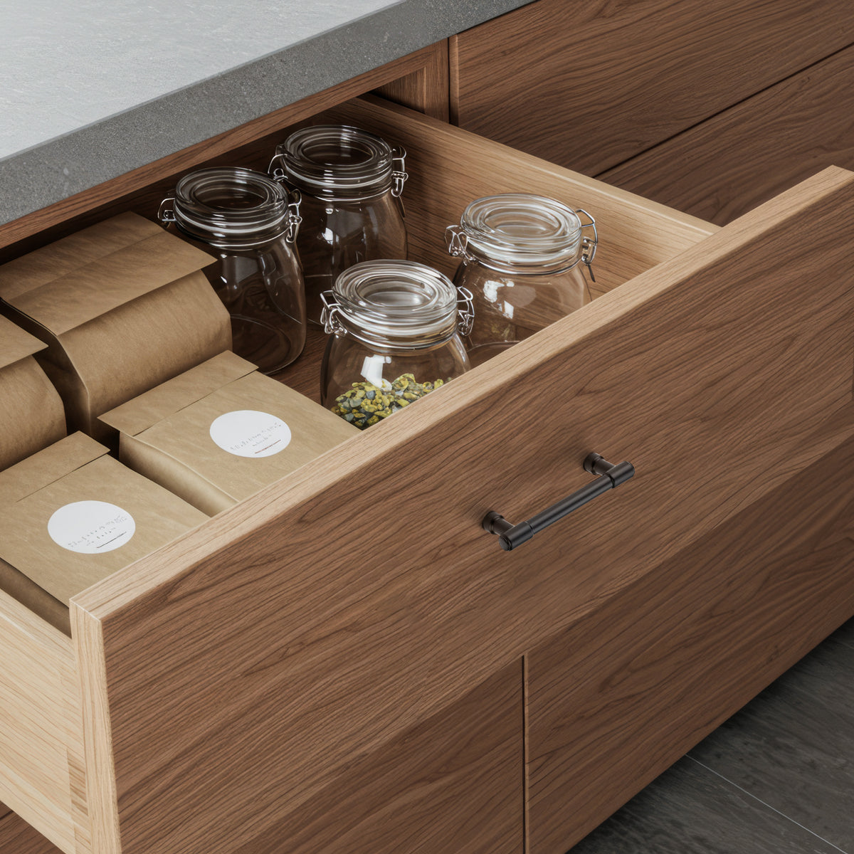 Ravinte Kitchen Pulls Cabinet Handles | Solid Zinc Alloy, Round T-Bar Shape, Screws Included, Dresser Handles, Cabinet Drawer Pulls, for Kitchen Cupboard Hardware