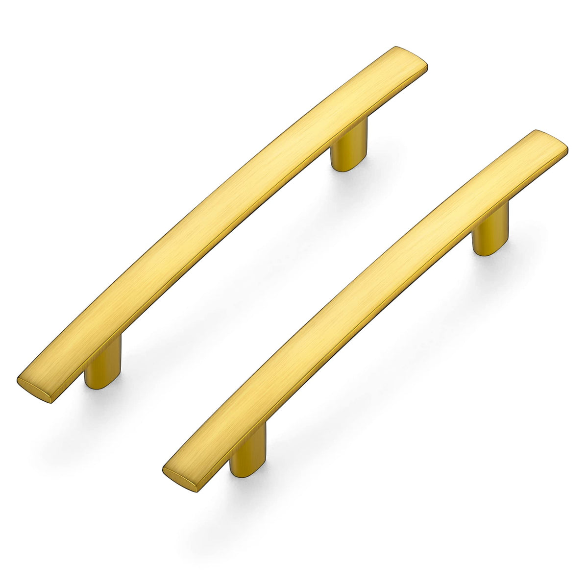 Ravinte 55 Pack | 5-3/16'' Curved Cabinet Pulls Matte Black Kitchen Drawer Pulls Arch Cabinet Handles 5-3/16”Length, 3” Hole Center