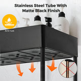 Ravinte  Pull Out Under Sink Organizer 2 Tier Multi Purpose Sink Organizers Storage For Bathroom Kitchen Sink Storage Organizer With Hook & Hanging Cup Matte Black Sliding Cabinet Organizer