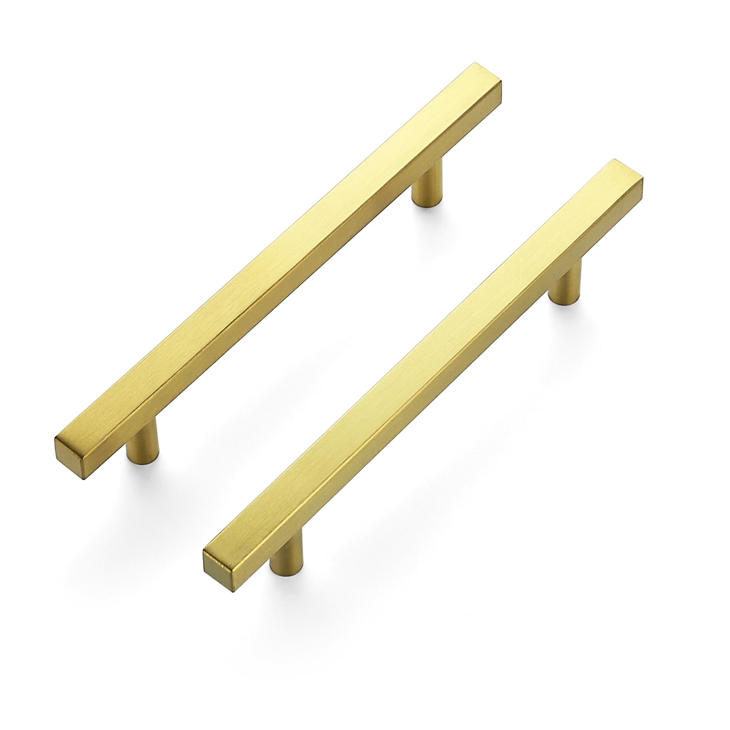 Ravinte 7.38'' Square Cabinet Pulls Matte Black Stainless Steel Kitchen Drawer Pulls Cabinet Handles 7-3/8”Length,5” Hole Center…