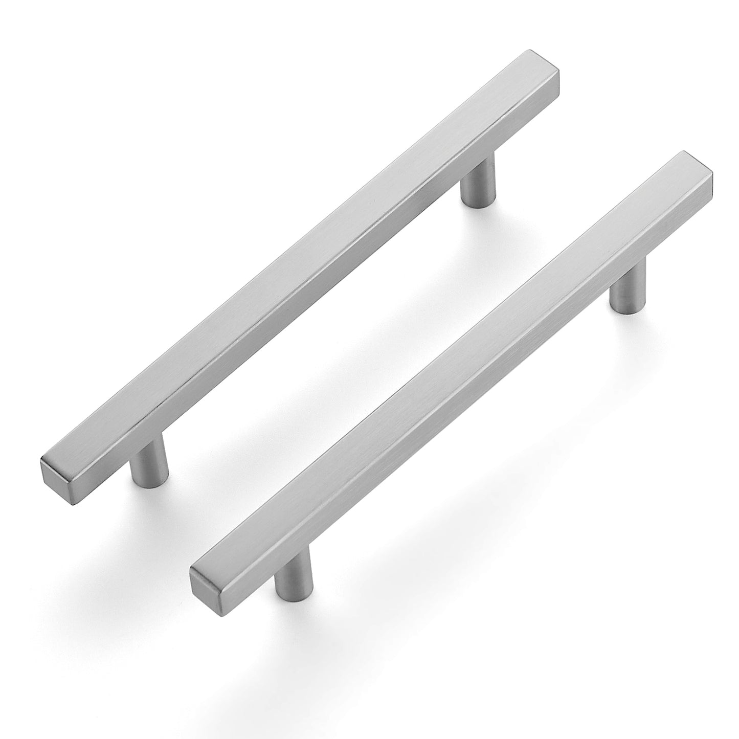 Ravinte 7.38'' Square Cabinet Pulls Matte Black Stainless Steel Kitchen Drawer Pulls Cabinet Handles 7-3/8”Length,5” Hole Center…