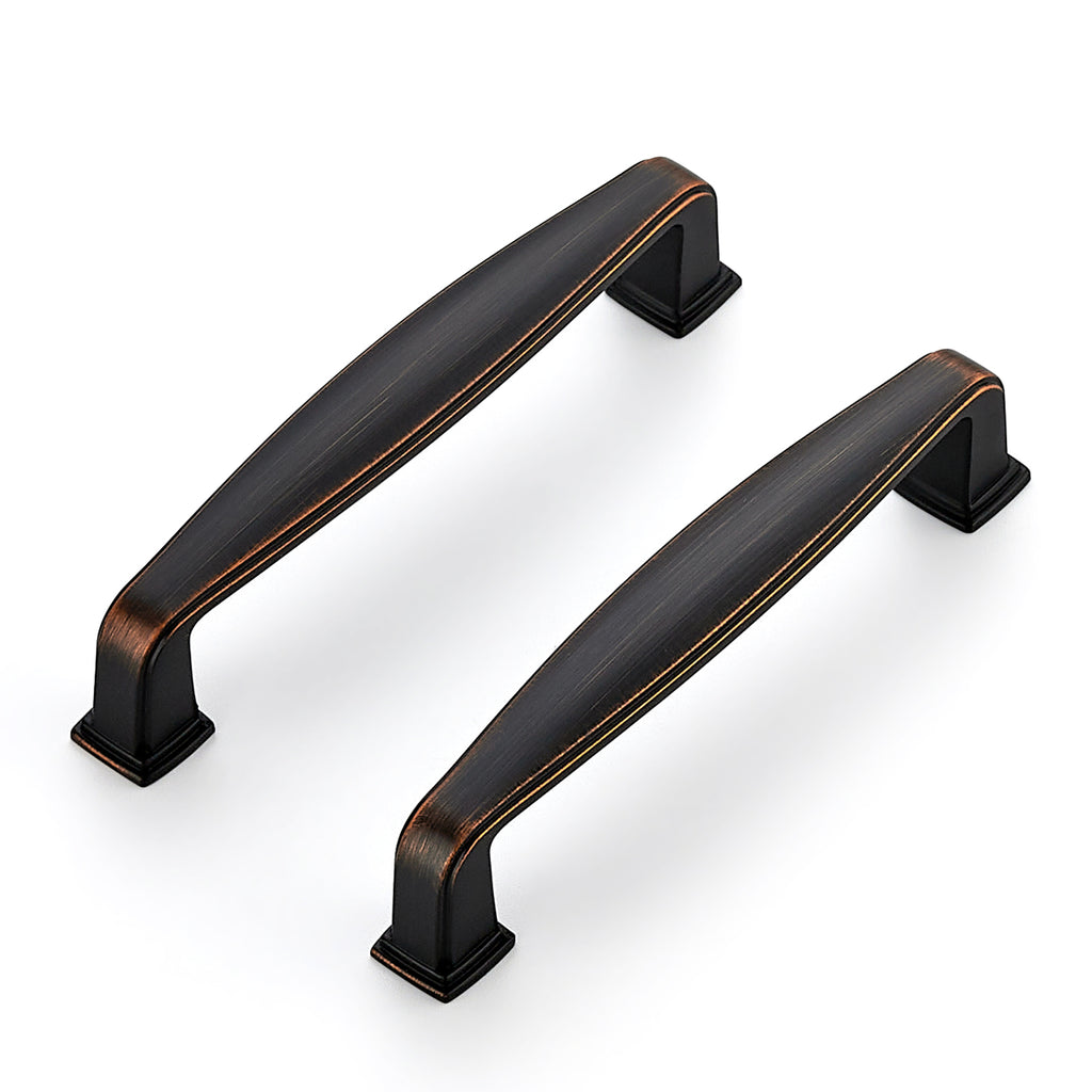 Ravinte Solid 3-3/4 Inch Kitchen Cabinet Handles Matte Black Cabinet P