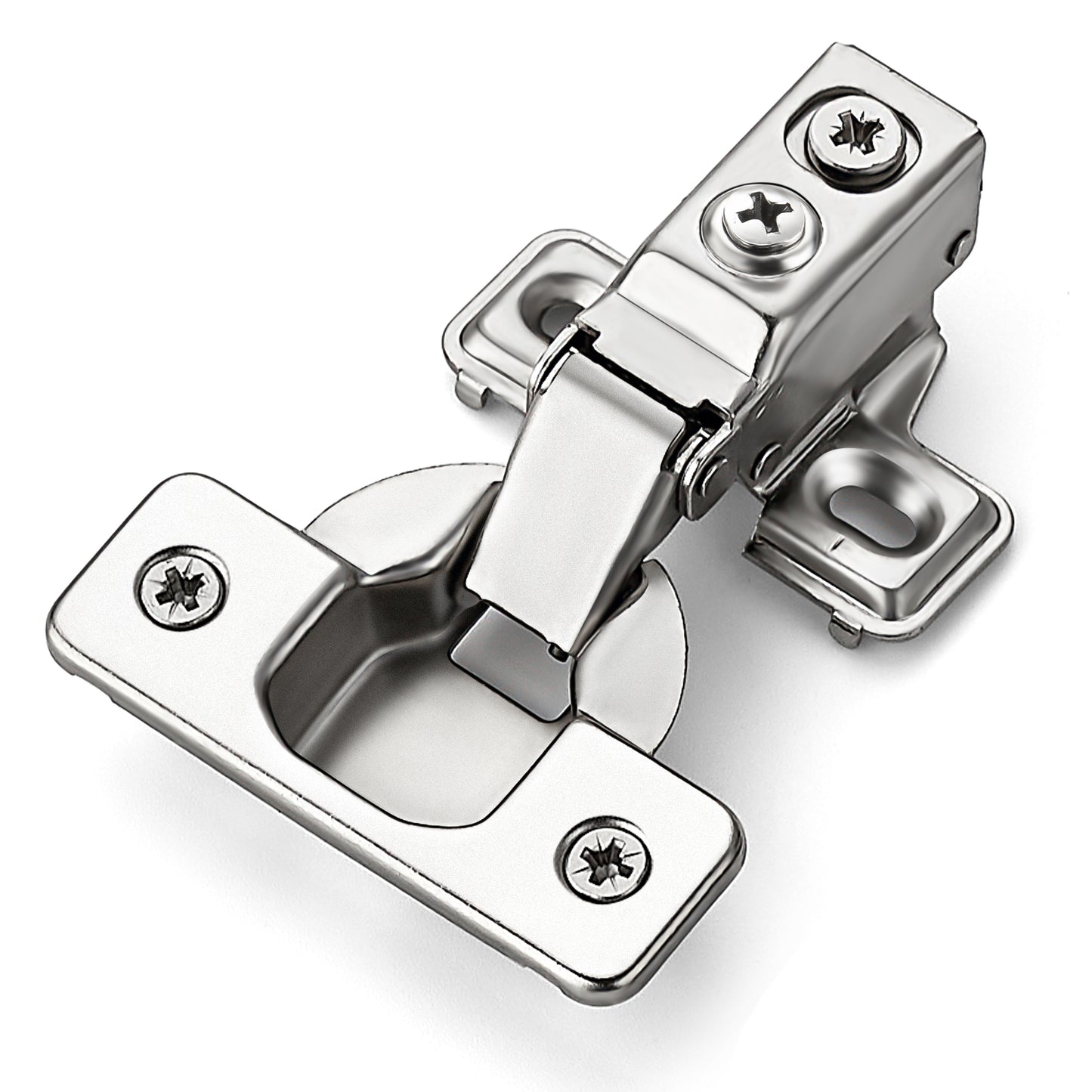 Ravinte Short Arm Cabinet Hinges for 1/2 and 5/8 Inch Overlay Kitchen Cabinet Door 105 Degree Opening Angle Soft Close Concealed Kitchen Cabinet Door Hinges for Face Frame Overlay Cabinet Including Mounting Screws