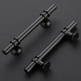 Ravinte  Cabinet Pulls Kitchen Cupboard Handles with Round Base Matte Black Drawer Pulls Cabinet Handles