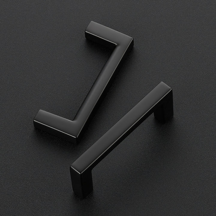 Asidrama 30-Pack Matte Black Cabinet Handles – 3 Inch Zinc Alloy Pulls For Kitchen & Drawers