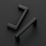 Ravinte  Matte Black Cabinet Pulls Slim Kitchen Cabinet Handles Drawer Pulls Kitchen Drawer Handles Cabinet Hardware Square Kitchen Cabinets Cupboard Pulls