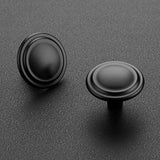 Ravinte 1-1/5 inch Matte Black Zinc Cabinet knobs Kitchen Cabinet Knobs Drawer Knobs Dresser Knobs Drawer Pulls Cabinet Door Knobs Dresser Drawer Handles Knobs for Dresser Drawers…