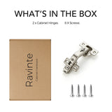 Hydraulic Adjustable Kitchen Cabinet Hinges Compatible with Lazy Susan Corner Kitchen Cabinets, Full Overlay Face Frame Concealed Kitchen Hidden Corner Cabinet Hardware for Folded Door and Cupboard