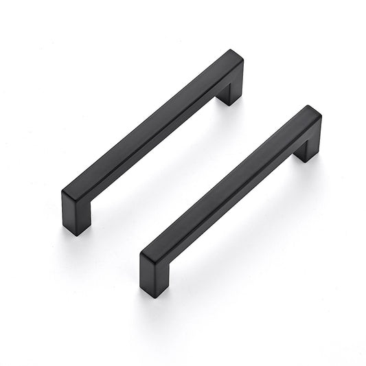 Ravinte Kitchen Square Cabinet Handles Matte Black Cabinet Pulls Black Drawer Pulls Kitchen Cabinet Hardware Kitchen Handles for Cabinets Cupboard Handles Drawer Handles