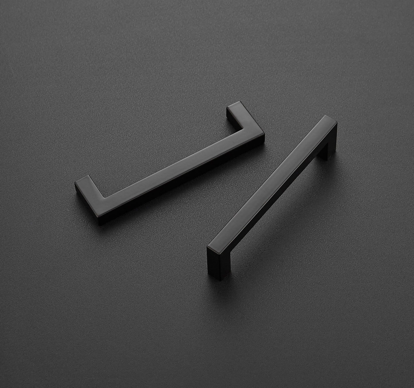 Ravinte Kitchen Square Cabinet Handles Matte Black Cabinet Pulls Black Drawer Pulls Kitchen Cabinet Hardware Kitchen Handles for Cabinets Cupboard Handles Drawer Handles