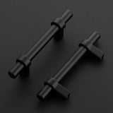 Ravinte  Cabinet Pulls Matte Black Kitchen Cabinet Hardware Cupboard Handles with Square Base