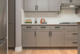 6 Pack | 5'' Cabinet Pulls Matte Black Stainless Steel Kitchen Drawer Pulls Cabinet Handles 5”Length, 3” Hole Center