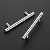 Ravinte 25 Pack 5'' Cabinet Pulls Brushed Nickel Stainless Steel Kitchen Drawer Pulls Cabinet Handles 3" Hole Center