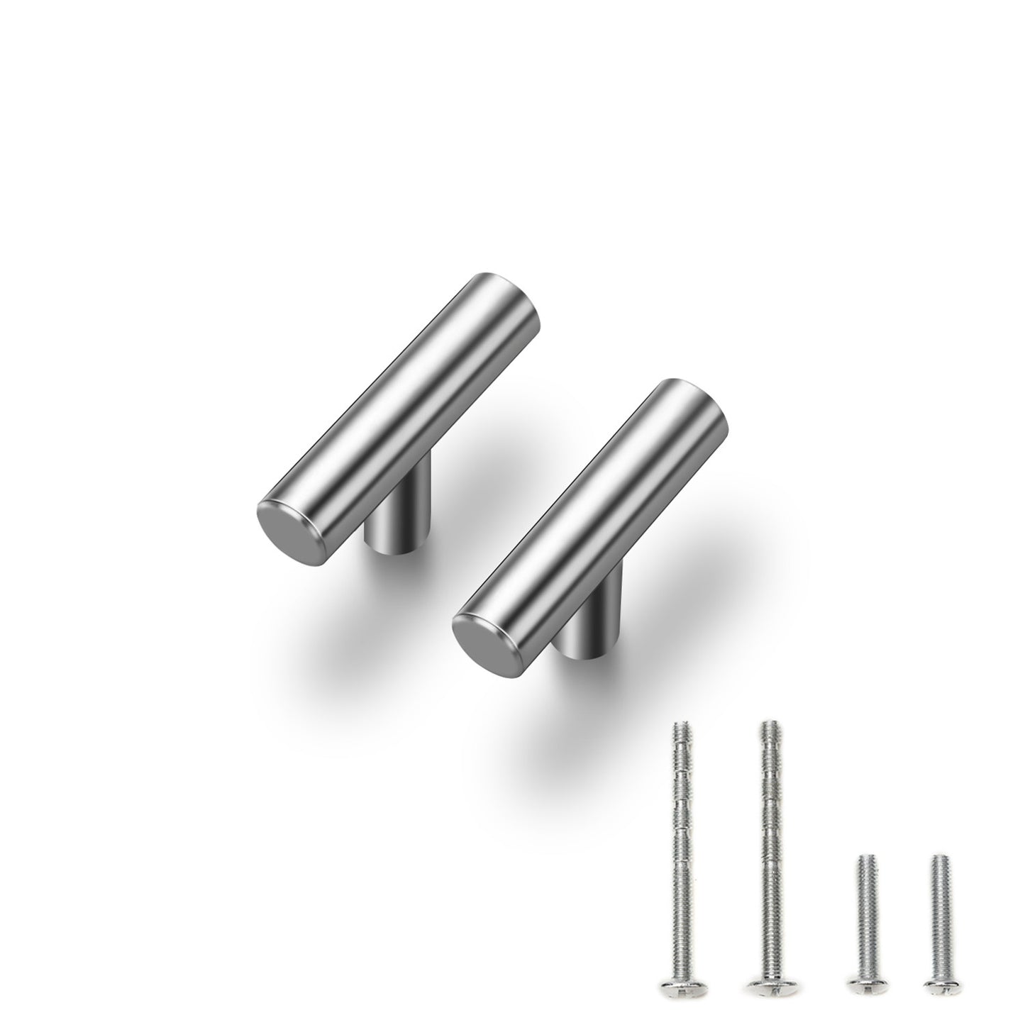 25 Pack 2 Inchs Cabinet Pulls Brushed Nickel Stainless Steel Kitchen Cupboard Handles Cabinet Handles 2”Length