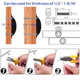 Ravinte 2.5" Drawer Pulls Flat Black Cabinet Cup Pulls Kitchen Hardware Cabinet Handles Drawer Handles Knobs 2-1/2 Inch Hole Center