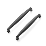 Ravinte Solid 6-1/4 Inch Kitchen Cabinet Handles Matte Black Cabinet Pulls Black Drawer Pulls Kitchen Cabinet Hardware Kitchen Handles for Cabinets Cupboard Handles Drawer Handles