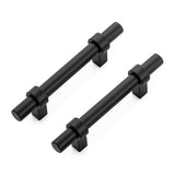 Ravinte  Cabinet Pulls Matte Black Kitchen Cabinet Hardware Cupboard Handles with Square Base